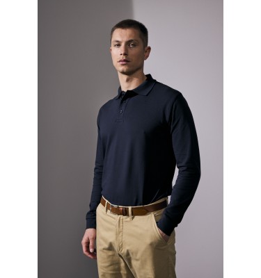 Koszulka polo długi rękaw | stretch