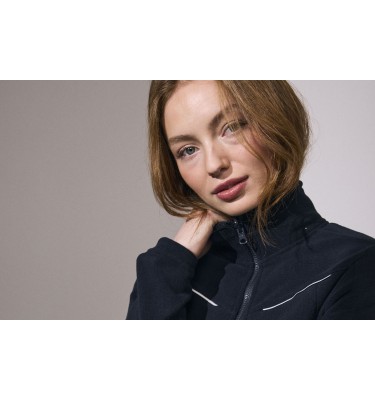 Mikropolar Zip-n-Mix | elementy odblaskow | damska