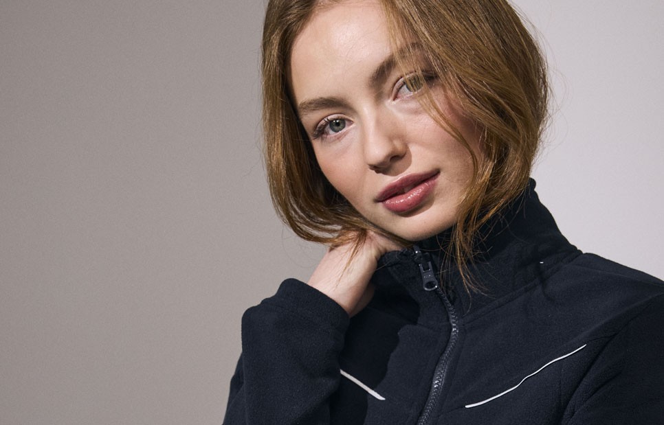 Mikropolar Zip-n-Mix | elementy odblaskow | damska