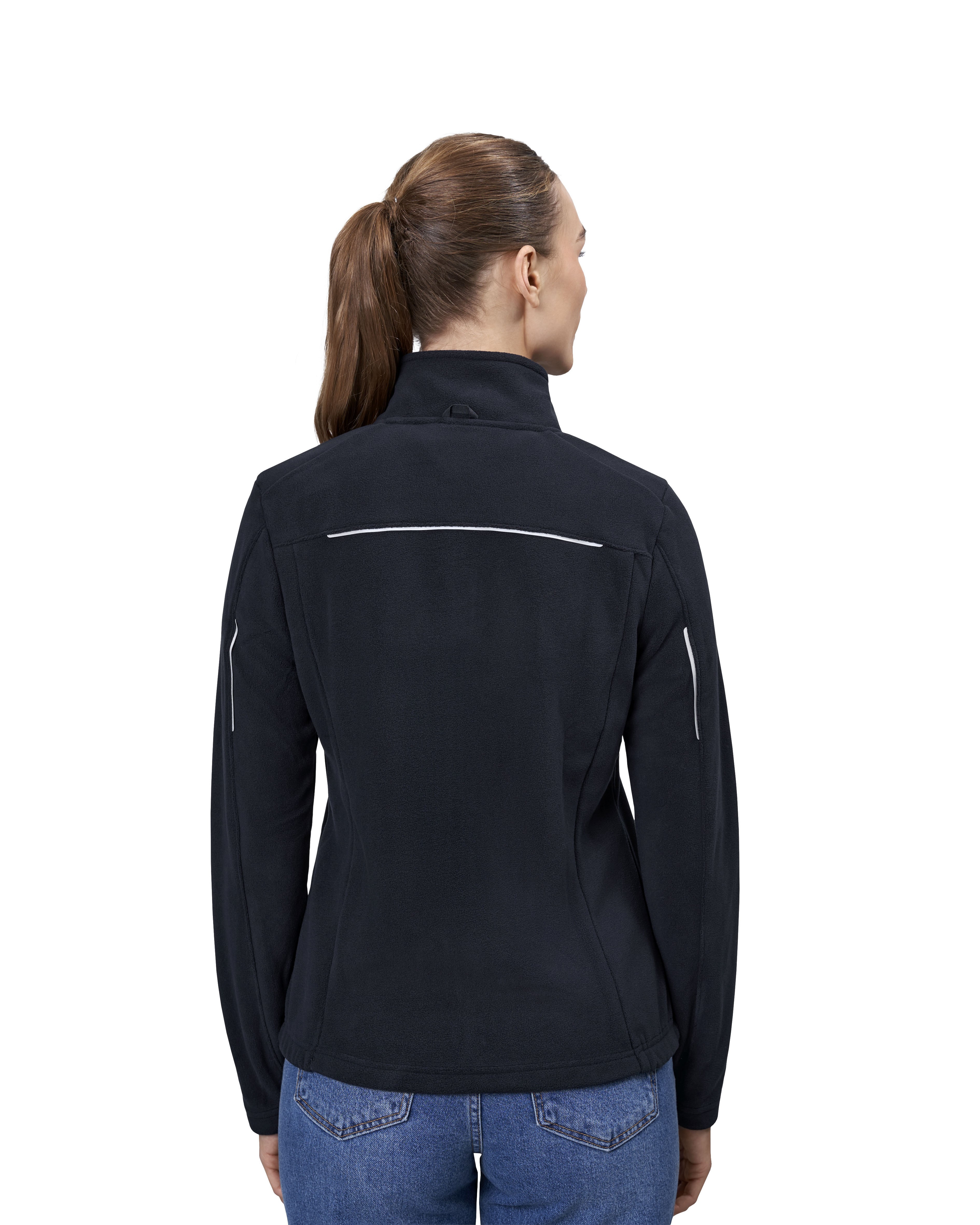 Mikropolar Zip-n-Mix | elementy odblaskow | damska