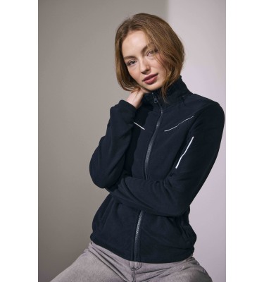 Mikropolar Zip-n-Mix | elementy odblaskow | damska