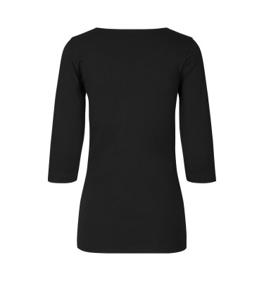 T-shirt stretch | rękaw 3/4 | damski