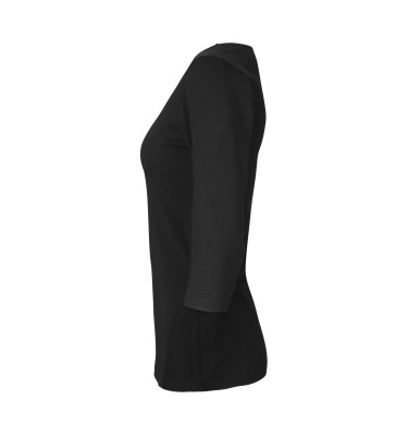 T-shirt stretch | rękaw 3/4 | damski