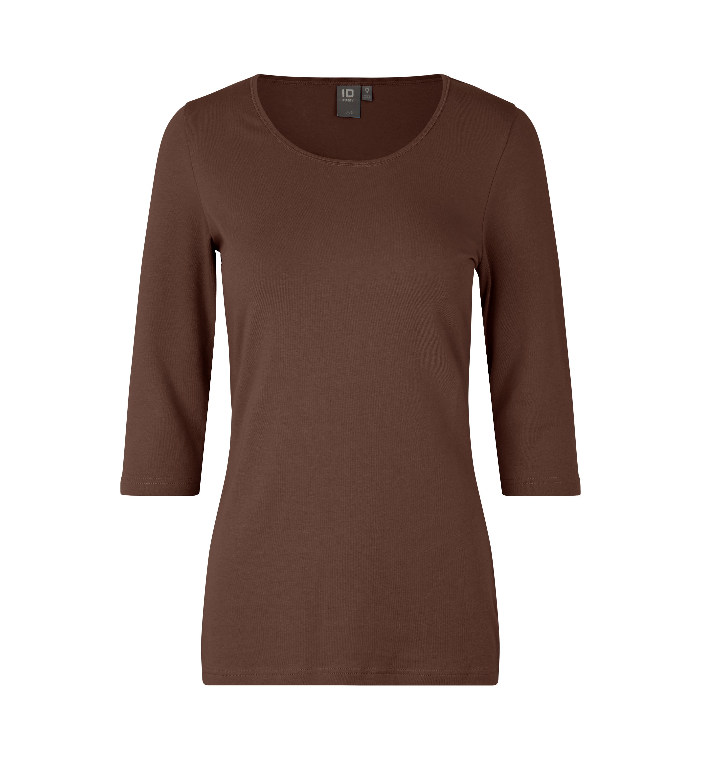 T-shirt stretch | rękaw 3/4 | damski