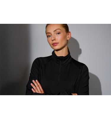 GEYSER bluza treningowa stretch | ¼ zip | damski