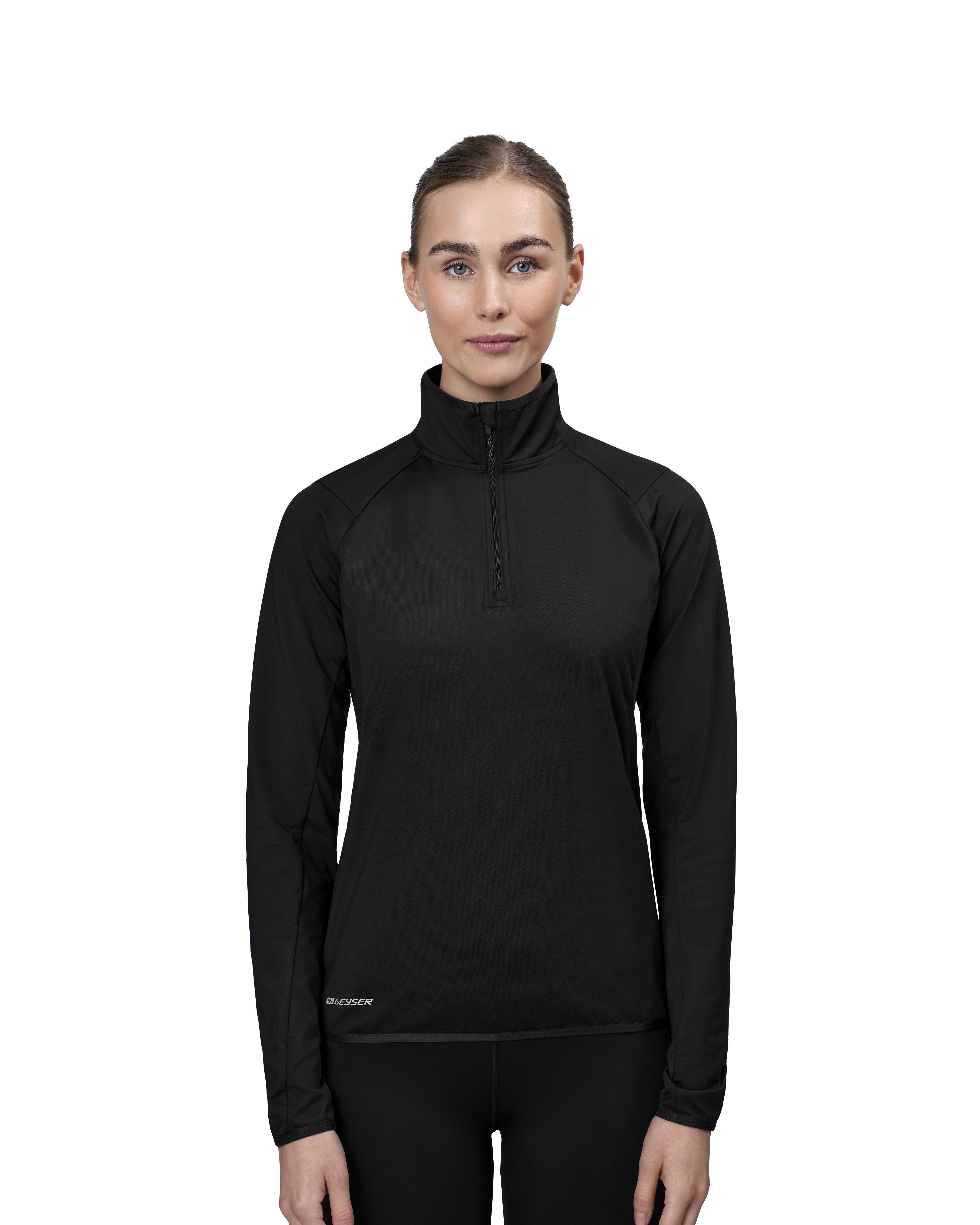 GEYSER bluza treningowa stretch | ¼ zip | damski