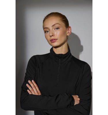 GEYSER bluza treningowa stretch | ¼ zip | damski