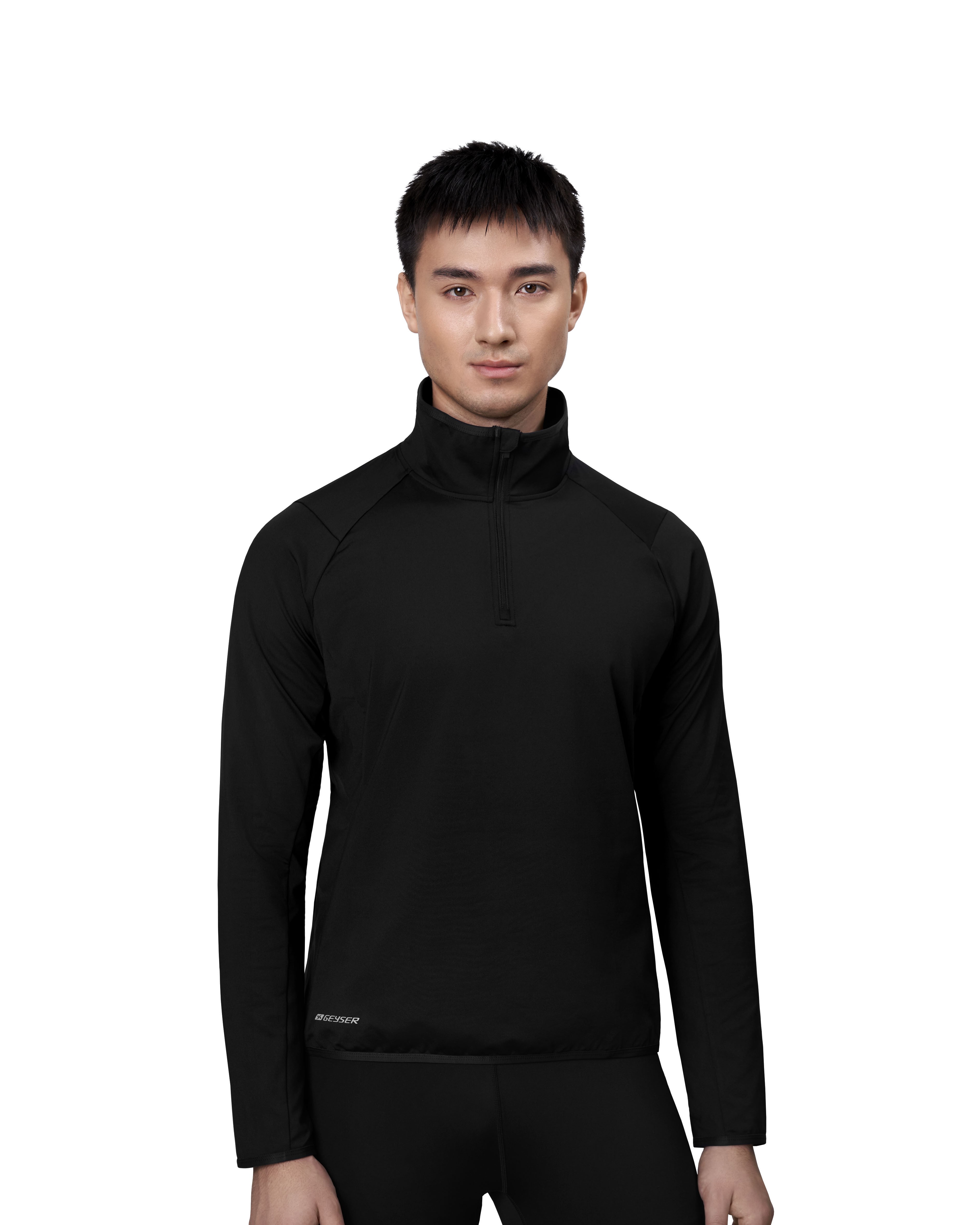 GEYSER bluza treningowa stretch | ¼ zip