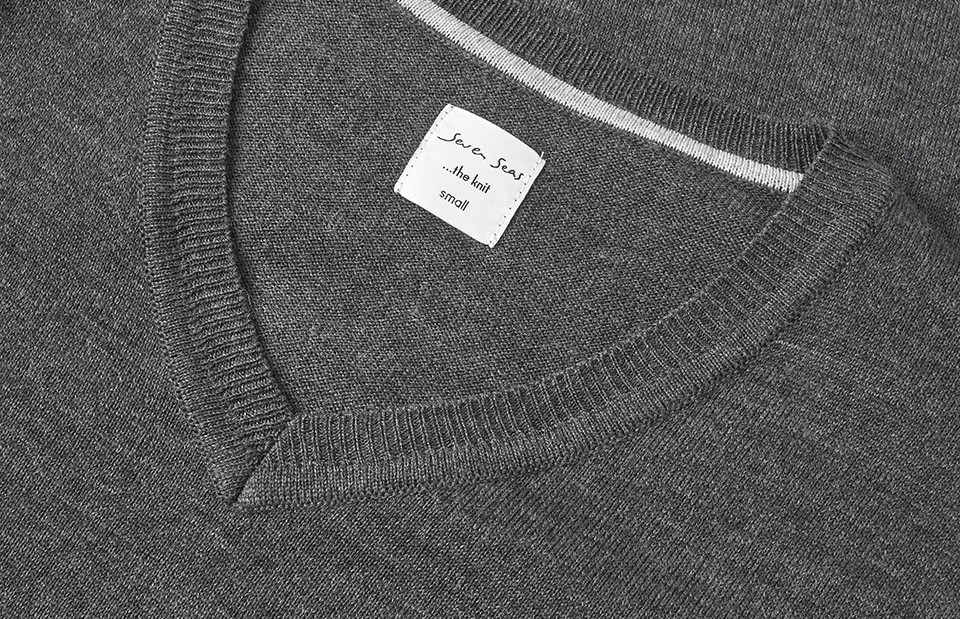 SEVEN SEAS The knit | v-neck | damski
