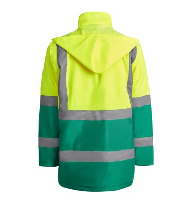 Zieleń ogrodowa/żółty fluorescencyjny