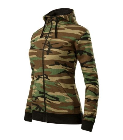 Bluza damska Camo Zipper