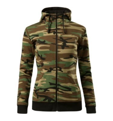 Bluza damska Camo Zipper