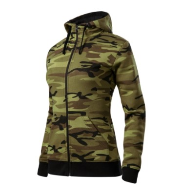 Bluza damska Camo Zipper