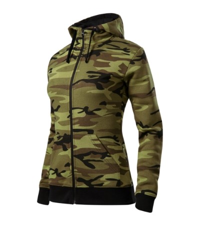 Bluza damska Camo Zipper