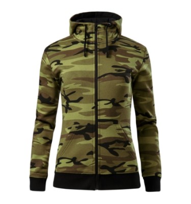 Bluza damska Camo Zipper