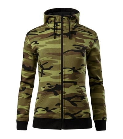 Bluza damska Camo Zipper