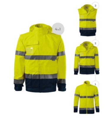 Kurtka unisex HV Guard 4 in 1