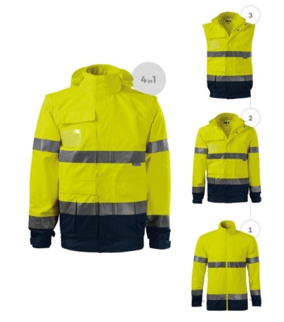 Kurtka unisex HV Guard 4 in 1