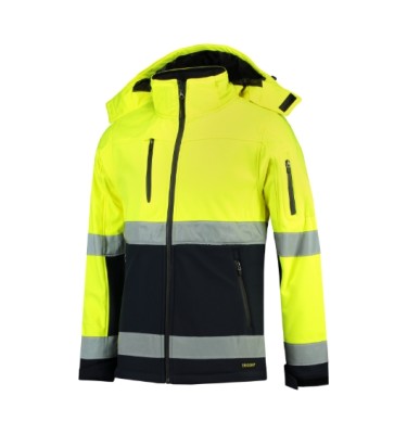 Softshell kurtka unisex Bi-color EN ISO 20471 Softshell