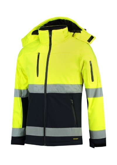 Softshell kurtka unisex Bi-color EN ISO 20471 Softshell
