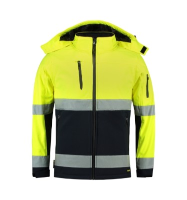 Softshell kurtka unisex Bi-color EN ISO 20471 Softshell