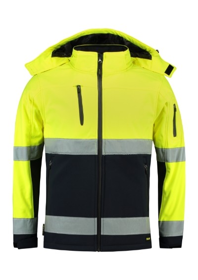 Softshell kurtka unisex Bi-color EN ISO 20471 Softshell
