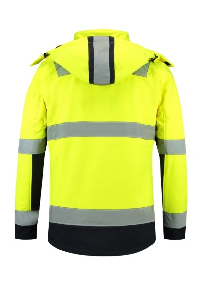 Softshell kurtka unisex Bi-color EN ISO 20471 Softshell