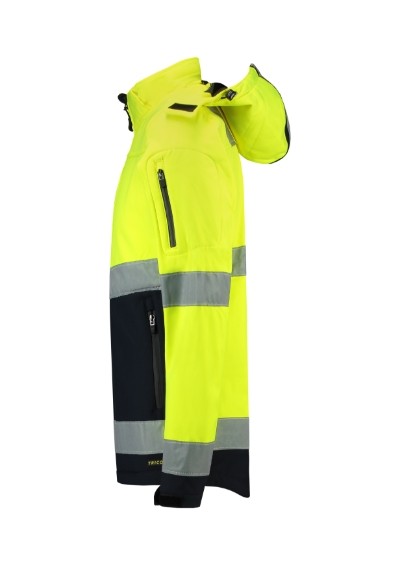 Softshell kurtka unisex Bi-color EN ISO 20471 Softshell