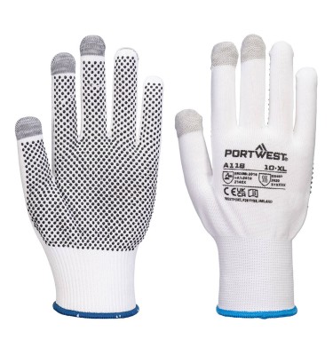 Grip 13 PVC Dotted Touchscreen Glove (Pk12)