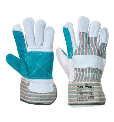 Leather Rigger 365 Cow Split Reinforced Palm Glove