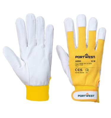 Leather 110 Grain Palm Mechanical Glove