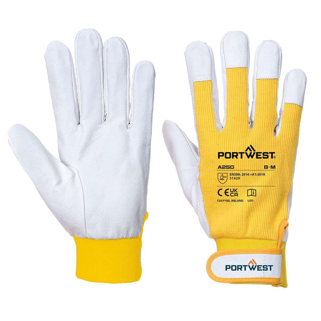 Leather 110 Grain Palm Mechanical Glove