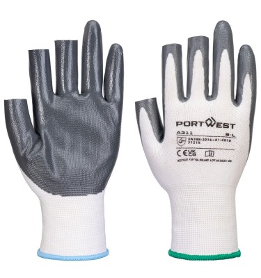 Grip 13 Nitrile 3 Fingerless Glove (Pk 12)