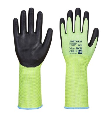 Cut D13 Nitrile Green Long Cuff Glove