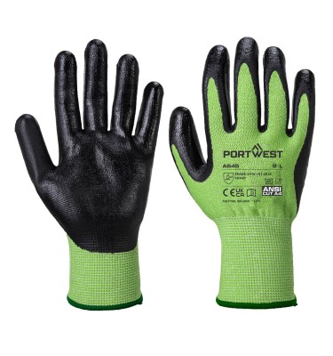 Cut D13 Nitrile Green Glove