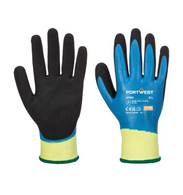 Cut D13 Nitrile Aqua Glove