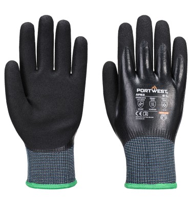 Cold F15 Nitrile Aqua Cut Glove