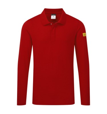 Anti-Static ESD Polo Shirt L/S