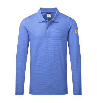 Anti-Static ESD Polo Shirt L/S