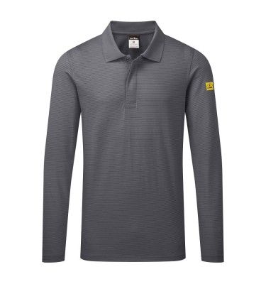 Anti-Static ESD Polo Shirt L/S