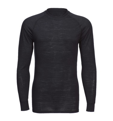 Merino Wool Crewneck Baselayer Top