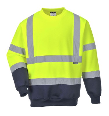Hi-Vis Contrast Sweatshirt