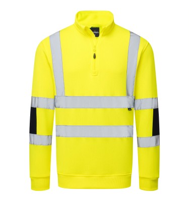 Hi-Vis Knit  1/2Zip Sweatshirt