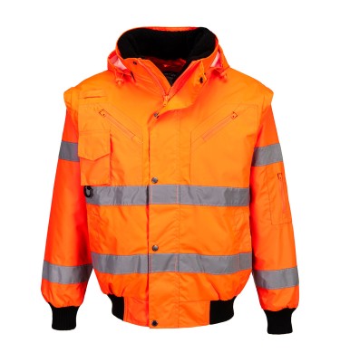 Hi-Vis 3-in-1 Bomber Jacket