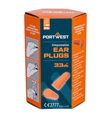 PU Foam Ear Plugs (30 Pairs)