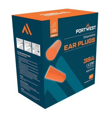 Ear Plug Dispenser Refill Pack (500 Pairs)