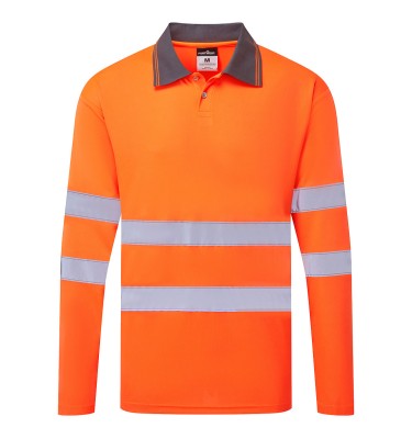 ES1 Essential Hi-Vis Polo Shirt L/S