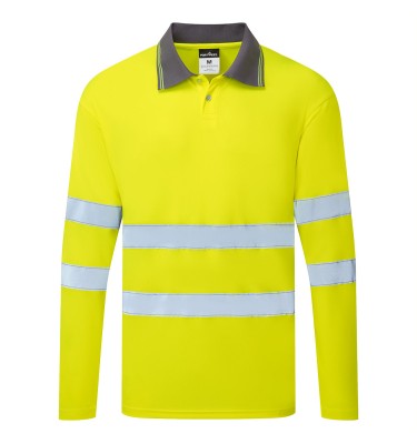 ES1 Essential Hi-Vis Polo Shirt L/S