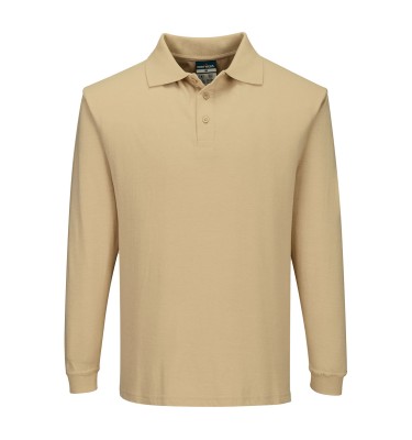 Modaflame Knit FR Long Sleeve Polo Shirt