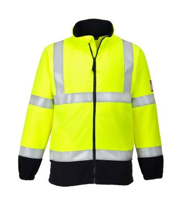 Modaflame Fleece Hi-Vis Contrast FR Jacket